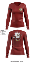 REPAIR DIVISION 80043886 Women's Long Sleeve V-neck Shirt - 1