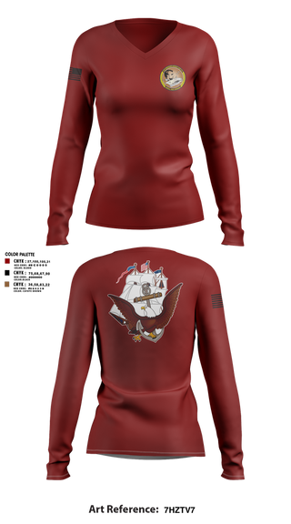 Womens Long Sleeve Vneck Shirt, REPAIR DIVISION, , Teamtime, Team time, sublimation, custom sports apparel, team uniforms, spirit wear, spiritwear, sports uniforms, custom shirts, team store, custom team store, fundraiser sports, apparel fundraiser
