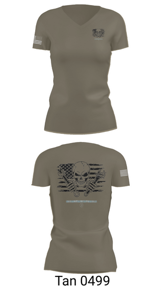 Womens Short Sleeve Vneck Shirt, 1245th Transportation Company, , Teamtime, Team time, sublimation, custom sports apparel, team uniforms, spirit wear, spiritwear, sports uniforms, custom shirts, team store, custom team store, fundraiser sports, apparel fundraiser