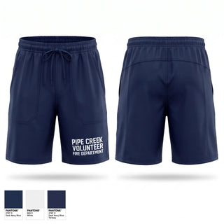 Athletic Shorts With Pockets, Pipe Creek Volunteer Fire Department, Fire Department, Teamtime, Team time, sublimation, custom sports apparel, team uniforms, spirit wear, spiritwear, sports uniforms, custom shirts, team store, custom team store, fundraiser sports, apparel fundraiser