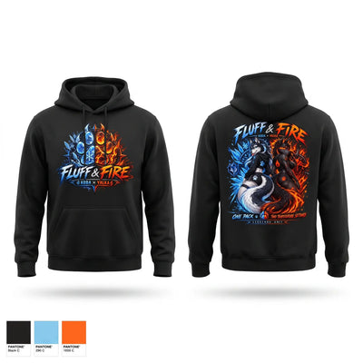 Fluff and fire Hoodie - 2