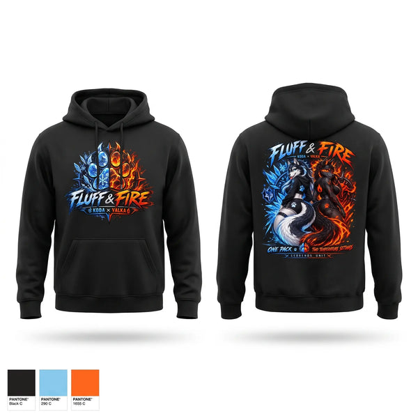Hoodie, Fluff and fire, E-Sports, Teamtime, Team time, sublimation, custom sports apparel, team uniforms, spirit wear, spiritwear, sports uniforms, custom shirts, team store, custom team store, fundraiser sports, apparel fundraiser