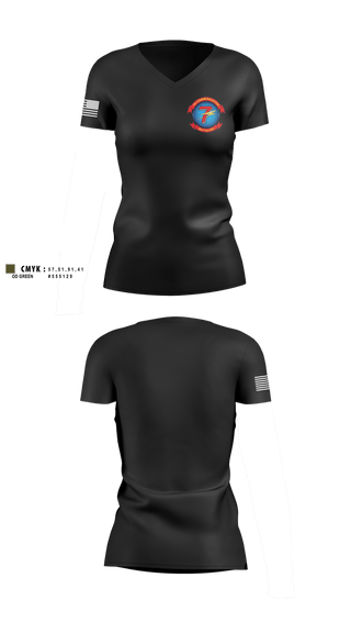 Womens Short Sleeve Vneck Shirt, 7th Communication Battalion, Marines, Teamtime, Team time, sublimation, custom sports apparel, team uniforms, spirit wear, spiritwear, sports uniforms, custom shirts, team store, custom team store, fundraiser sports, apparel fundraiser