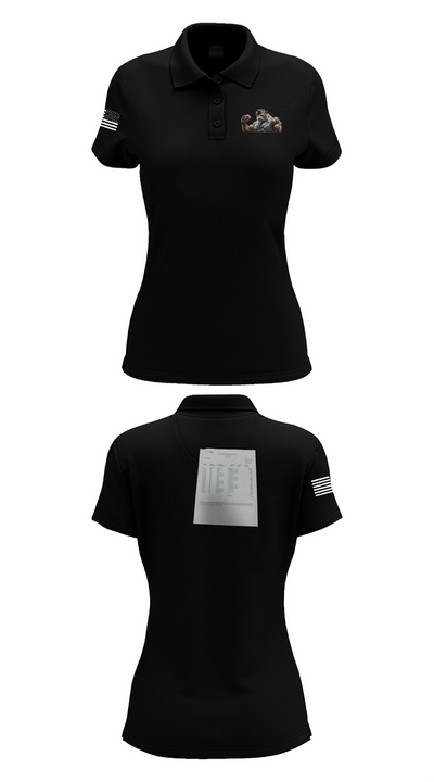 AFJROTC MS-081 DRONE TEAM 88778530 Women's Short Sleeve Performance Polo  - 35