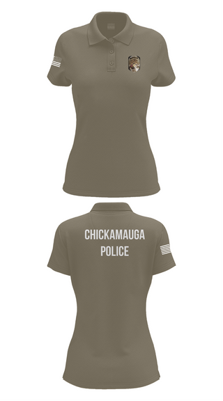 Womens Short Sleeve Performance Polo, Chickamauga Police, , Teamtime, Team time, sublimation, custom sports apparel, team uniforms, spirit wear, spiritwear, sports uniforms, custom shirts, team store, custom team store, fundraiser sports, apparel fundraiser