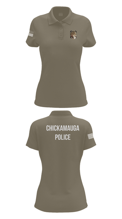 Chickamauga Police 51367773 Women's Short Sleeve Performance Polo  - 71