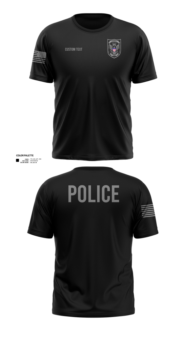 Short Sleeve Performance Shirt, PERRY POLICE DEPARTMENT, Police, Teamtime, Team time, sublimation, custom sports apparel, team uniforms, spirit wear, spiritwear, sports uniforms, custom shirts, team store, custom team store, fundraiser sports, apparel fundraiser