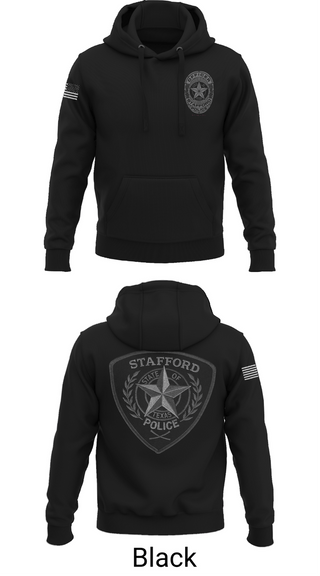 Hoodie, STAFFORD POLICE DEPARTMENT, Police, Teamtime, Team time, sublimation, custom sports apparel, team uniforms, spirit wear, spiritwear, sports uniforms, custom shirts, team store, custom team store, fundraiser sports, apparel fundraiser