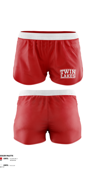 Womens Shorts, Twin Lakes, Cheer, Teamtime, Team time, sublimation, custom sports apparel, team uniforms, spirit wear, spiritwear, sports uniforms, custom shirts, team store, custom team store, fundraiser sports, apparel fundraiser