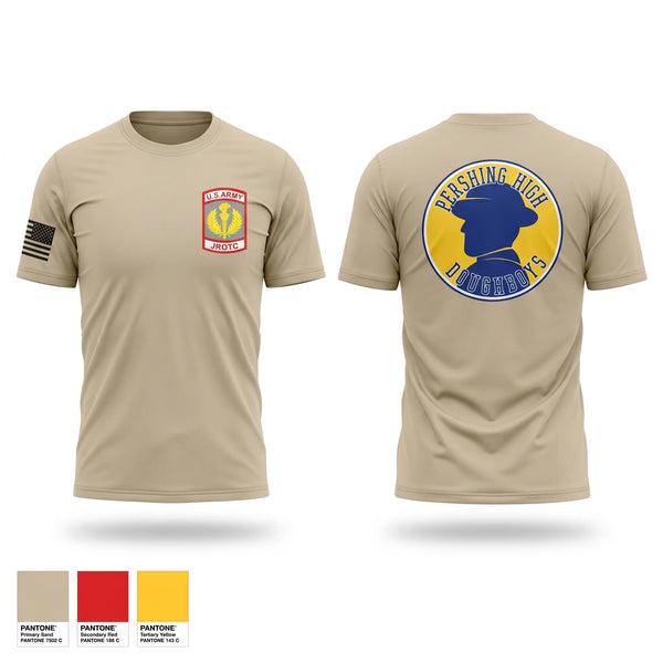 Short Sleeve Performance Shirt, Pershing Doughboy Battalion, Army, Teamtime, Team time, sublimation, custom sports apparel, team uniforms, spirit wear, spiritwear, sports uniforms, custom shirts, team store, custom team store, fundraiser sports, apparel fundraiser