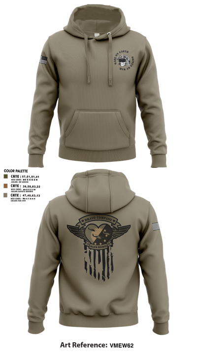 B/4-3 Assault Helicopter Battalion 71849339 Hoodie - 3