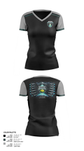Base Invaders 47539290 Women's Short Sleeve V-neck Shirt - 21