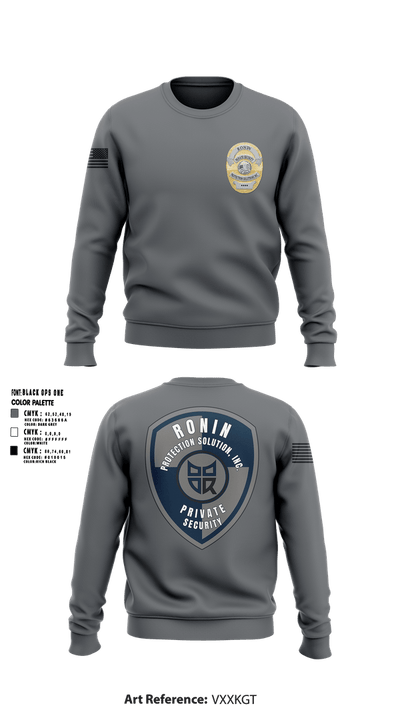 Ronin Protection Solutions Inc. 29948681 Crew Neck Sweatshirt - 1