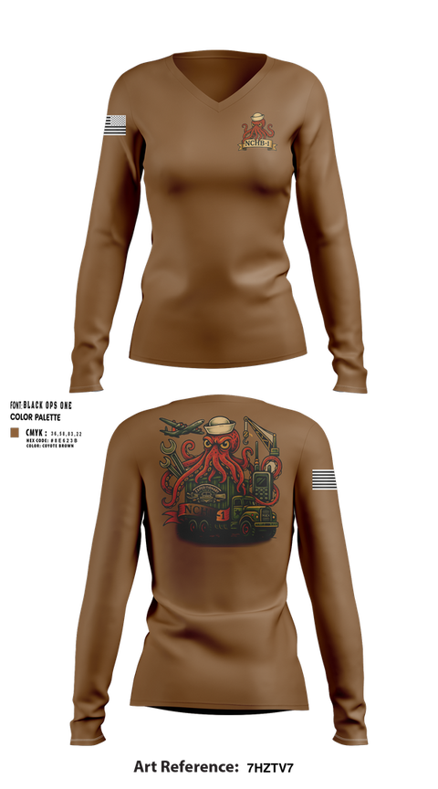 Womens Long Sleeve Vneck Shirt, , Navy, Teamtime, Team time, sublimation, custom sports apparel, team uniforms, spirit wear, spiritwear, sports uniforms, custom shirts, team store, custom team store, fundraiser sports, apparel fundraiser