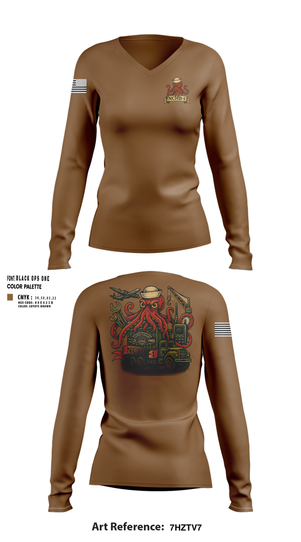 Womens Long Sleeve Vneck Shirt, , Navy, Teamtime, Team time, sublimation, custom sports apparel, team uniforms, spirit wear, spiritwear, sports uniforms, custom shirts, team store, custom team store, fundraiser sports, apparel fundraiser