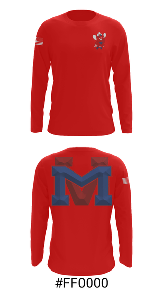 Long Sleeve Performance Shirt, Medicine Valley High School Wrestling, Wrestling, Teamtime, Team time, sublimation, custom sports apparel, team uniforms, spirit wear, spiritwear, sports uniforms, custom shirts, team store, custom team store, fundraiser sports, apparel fundraiser