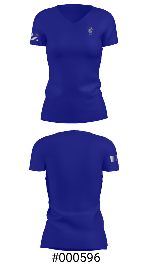 Women's Short Sleeve Vneck Shirt, York High School Wrestling, Wrestling, Teamtime, Team time, sublimation, custom sports apparel, team uniforms, spirit wear, spiritwear, sports uniforms, custom shirts, team store, custom team store, fundraiser sports, apparel fundraiser