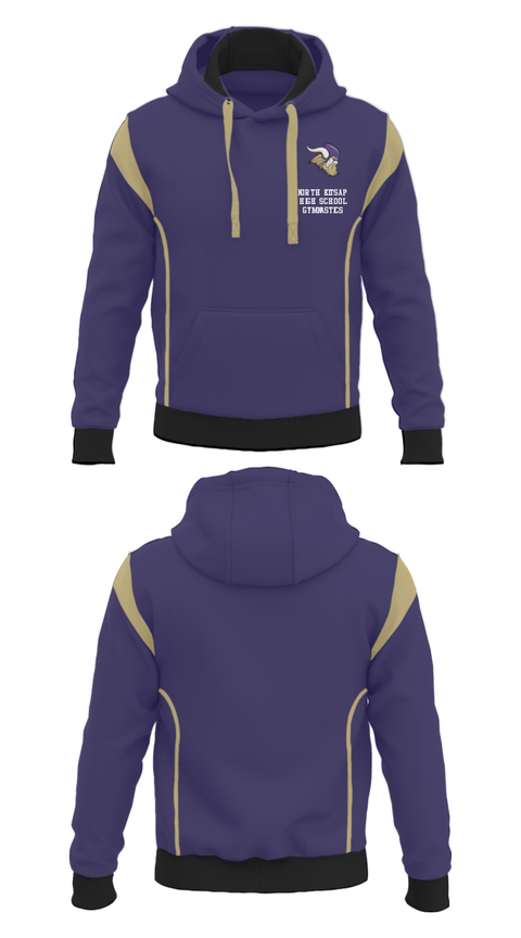 Hoodie, North Kitsap High School Gymnastics, Spirit Store, Teamtime, Team time, sublimation, custom sports apparel, team uniforms, spirit wear, spiritwear, sports uniforms, custom shirts, team store, custom team store, fundraiser sports, apparel fundraiser