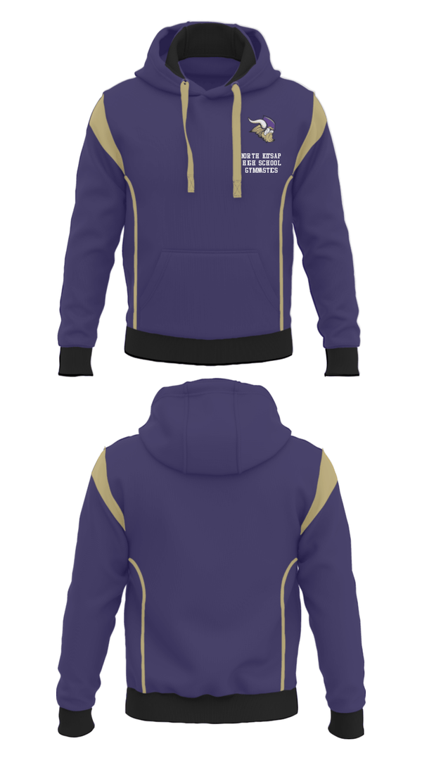 Hoodie, North Kitsap High School Gymnastics, Spirit Store, Teamtime, Team time, sublimation, custom sports apparel, team uniforms, spirit wear, spiritwear, sports uniforms, custom shirts, team store, custom team store, fundraiser sports, apparel fundraiser