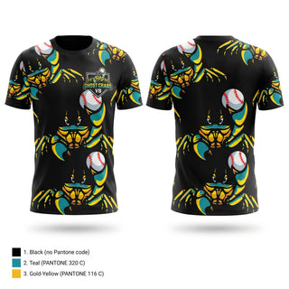 Short Sleeve Performance Shirt, Ghost Crabs, Baseball, Teamtime, Team time, sublimation, custom sports apparel, team uniforms, spirit wear, spiritwear, sports uniforms, custom shirts, team store, custom team store, fundraiser sports, apparel fundraiser