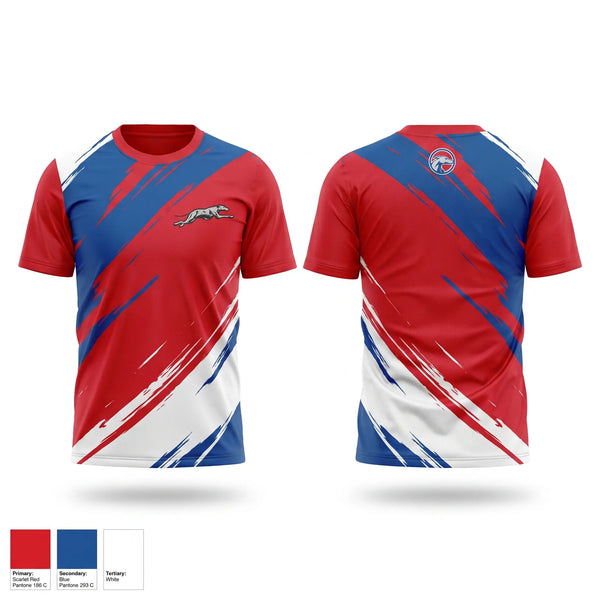 Soft Poly Tee Cotton Like Feel, Greyhounds, , Teamtime, Team time, sublimation, custom sports apparel, team uniforms, spirit wear, spiritwear, sports uniforms, custom shirts, team store, custom team store, fundraiser sports, apparel fundraiser