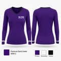 Northern Virginia Section of National Council of Negro Women 11580775 Women's Long Sleeve V-neck Shirt - 25