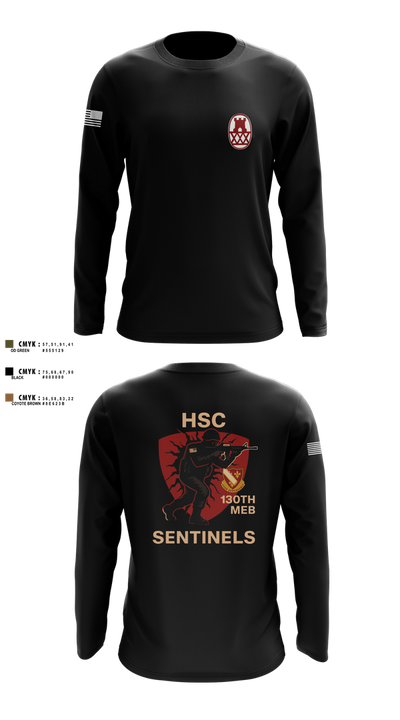 HSC 130th MEB 16353532 Long Sleeve Performance Shirt 3
