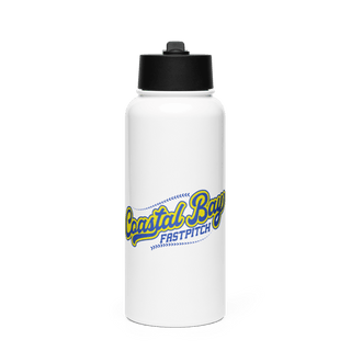 Coastal Bay 54318994 Stainless Steel Water Bottle with a Straw Lid
