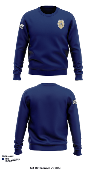 Crew Neck Sweatshirt, Town of Evans Police, Police, Teamtime, Team time, sublimation, custom sports apparel, team uniforms, spirit wear, spiritwear, sports uniforms, custom shirts, team store, custom team store, fundraiser sports, apparel fundraiser