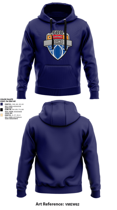 Idaho FBU Football Team 42479604 Hoodie - 1