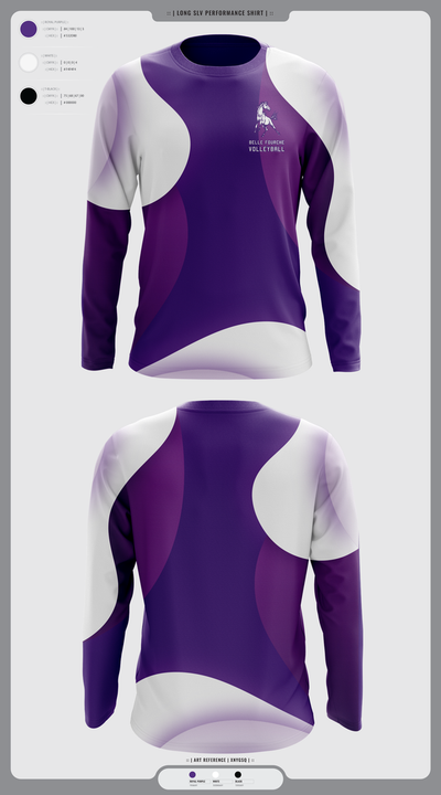 Belle Fourche Volleyball 78454655 Long Sleeve Performance Shirt 3
