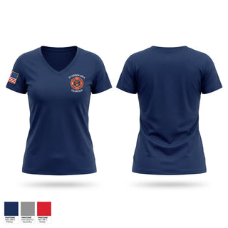 Womens Short Sleeve Vneck Shirt, Otterbein Area Volunteer Fire and Rescue, Fire Department, Teamtime, Team time, sublimation, custom sports apparel, team uniforms, spirit wear, spiritwear, sports uniforms, custom shirts, team store, custom team store, fundraiser sports, apparel fundraiser