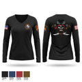 OET Women's Long Sleeve V-neck Shirt - 1