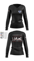 JFRD Critical Care Team 81495664 Women's Long Sleeve V-neck Shirt - 6