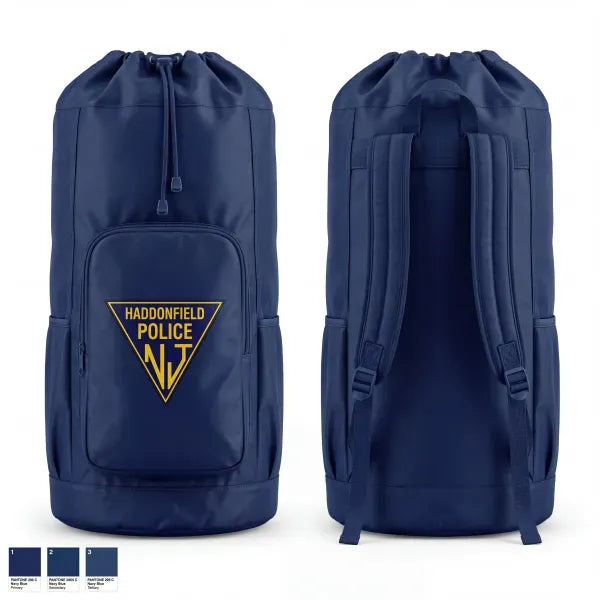 Gear Bag, Haddonfield Police, Police, Teamtime, Team time, sublimation, custom sports apparel, team uniforms, spirit wear, spiritwear, sports uniforms, custom shirts, team store, custom team store, fundraiser sports, apparel fundraiser