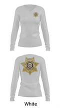 Prentiss county sheriff department 33120576 Women's Long Sleeve V-neck Shirt - 11