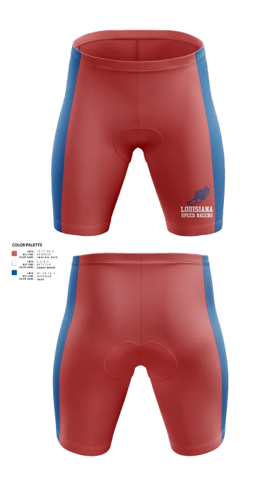 Louisiana Speed Racers 60674314 Men's Compression Shorts - 40
