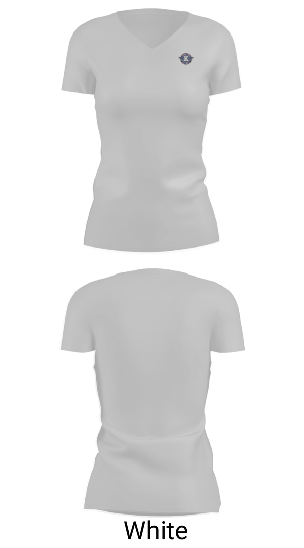 Women's Short Sleeve Vneck Shirt, Kenston High School Hockey, Ice Hockey, Teamtime, Team time, sublimation, custom sports apparel, team uniforms, spirit wear, spiritwear, sports uniforms, custom shirts, team store, custom team store, fundraiser sports, apparel fundraiser