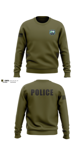 Crew Neck Sweatshirt, SBPD, Police, Teamtime, Team time, sublimation, custom sports apparel, team uniforms, spirit wear, spiritwear, sports uniforms, custom shirts, team store, custom team store, fundraiser sports, apparel fundraiser