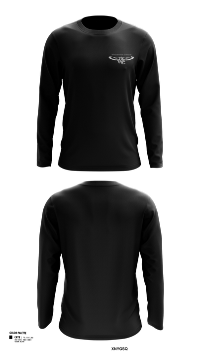 Westerville Central Swimming & Diving 56583573 Long Sleeve Performance Shirt 44