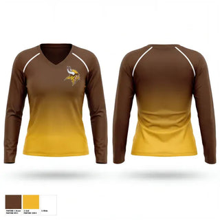 Womens Long Sleeve Vneck Shirt, Clarkstown High School South Softball, Baseball, Teamtime, Team time, sublimation, custom sports apparel, team uniforms, spirit wear, spiritwear, sports uniforms, custom shirts, team store, custom team store, fundraiser sports, apparel fundraiser