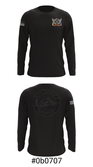Long Sleeve Performance Shirt, A Co 1-13 AVN REGT, Army, Teamtime, Team time, sublimation, custom sports apparel, team uniforms, spirit wear, spiritwear, sports uniforms, custom shirts, team store, custom team store, fundraiser sports, apparel fundraiser