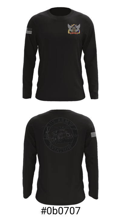 A Co 1-13 AVN REGT 59658620 Long Sleeve Performance Shirt - 3