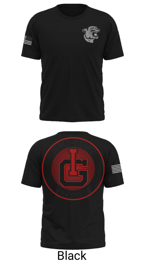 Short Sleeve Performance Shirt, Iowa-Grant Elementary School, Spirit Store, Teamtime, Team time, sublimation, custom sports apparel, team uniforms, spirit wear, spiritwear, sports uniforms, custom shirts, team store, custom team store, fundraiser sports, apparel fundraiser