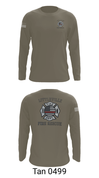 Long Sleeve Performance Shirt, Littleville Fire & Rescue, Fire Department, Teamtime, Team time, sublimation, custom sports apparel, team uniforms, spirit wear, spiritwear, sports uniforms, custom shirts, team store, custom team store, fundraiser sports, apparel fundraiser