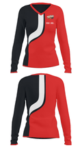 USD INC. 563633 Women's Long Sleeve V-neck Shirt - 32