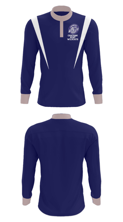 Chatham Kent Wildcats 95171561 Quarter Zip Jacket - 30