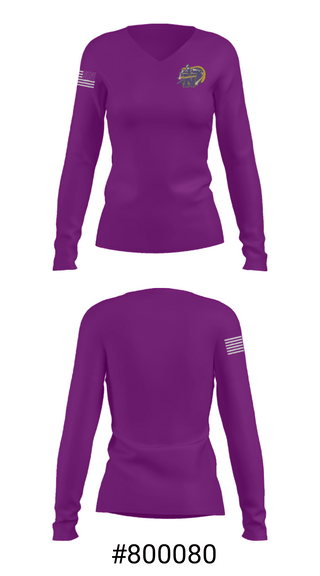 Women's Long Sleeve Vneck Shirt, North Henderson High School Basketball, Women's Basketball, Teamtime, Team time, sublimation, custom sports apparel, team uniforms, spirit wear, spiritwear, sports uniforms, custom shirts, team store, custom team store, fundraiser sports, apparel fundraiser