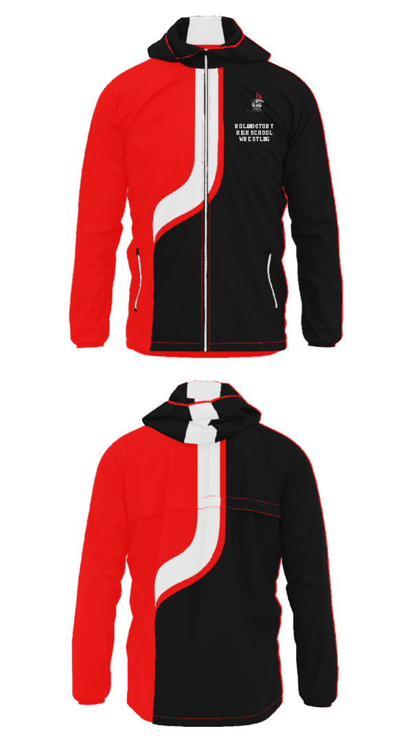 Windbreaker, Roland-Story High School Wrestling, Wrestling, Teamtime, Team time, sublimation, custom sports apparel, team uniforms, spirit wear, spiritwear, sports uniforms, custom shirts, team store, custom team store, fundraiser sports, apparel fundraiser
