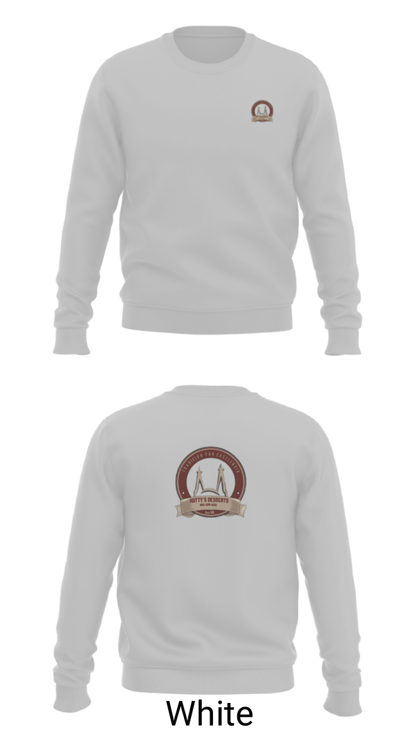 Crew Neck Sweatshirt, Kattys Desserts, , Teamtime, Team time, sublimation, custom sports apparel, team uniforms, spirit wear, spiritwear, sports uniforms, custom shirts, team store, custom team store, fundraiser sports, apparel fundraiser